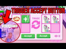 How to ACTUALLY Trigger the ACCEPT Button in Adopt me..(2024 Life Hack)