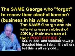 Post Office Horizon Inquiry George Thomson same one who was robbed & sold alcohol without a licence?