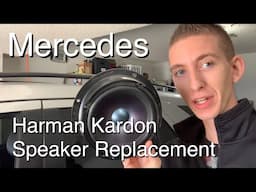 How to Replace Mercedes Harman Kardon Speakers (upgrade and replacement)