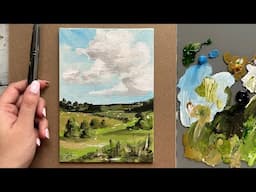 Acrylic Landscape - Quick & Easy Ways To Make Your Painting Loose!