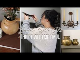 Thrift Haul & Styling | Decorate With Me Estate Sale Thrift With Me | Thrift Vlog