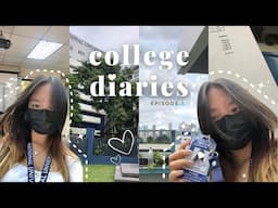 college diaries: ep. 01🌸 nu manila, first time on campus, enrollment, id | uni vlog ph 2022