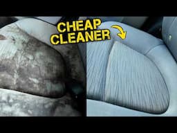 Make Filthy Car Seats Like New / Extreme Cleaning