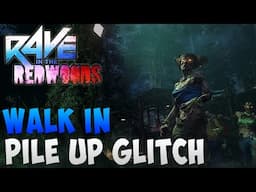 Infinite Warfare Zombie Glitches - Rave in the Redwoods Walk In Pile Up Glitch After Patch