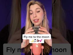 Fly me to the cozy tingles 😌🥰🌙 #asmr #softlysinging #fluffy #flymetothemoon #frivolousfox