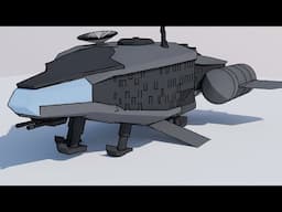 CGI Commission Showcase - Spaceship (for Siroc)