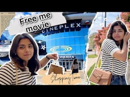 Watched a movie for FREE in CANADA 🇨🇦 🎬| First time experience 🥹