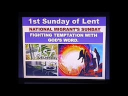 1st Sunday of Lent