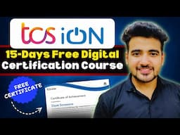 TCS 15-Days Free Digital Certification Course | Free Course for Students & Professional | AI Proof