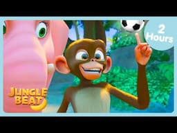 ⚽️ BALLS! ⚽️ | Jungle Beat Compilation | Monkey Cartoon For kids | WildBrain Bananas