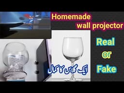 Best Tips And Hacks/ Homemade wall projector with glass