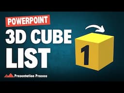 How to Present a List with Rotating 3D Cube in PowerPoint