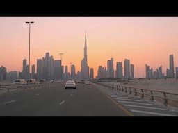 Dubai 4K HDR - Sunset Drive