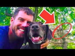 Man Takes One Last Selfie With His Dog And Turns Pale When He Sees The Photo!