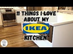 11 THINGS I LOVE ABOUT MY IKEA KITCHEN.  IKEA SECTION AXSTAD KITCHEN