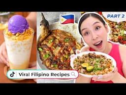 I Tried Viral Filipino TikTok Recipes🇵🇭 Part 2