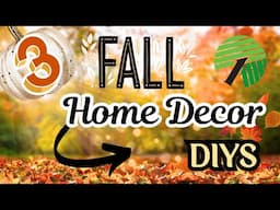 *NEW*  High End FALL Dollar Tree HOME DECOR DIY IDEAS 🍂 AUTUMN TREE 🍂 PUMPKIN BASKET