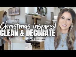 *NEW* CHRISTMAS CLEAN + DECORATE WITH ME | 2024 CHRISTMAS DECORATING | HOLIDAY DECORATING ON BUDGET