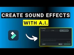 How to Automatically Generate AI Sound Effects For Your Videos in Filmora 14