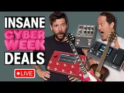 LIVE Cyberweek Deals! Neural DSP, Harley Benton, Squier, Gibsons and more!