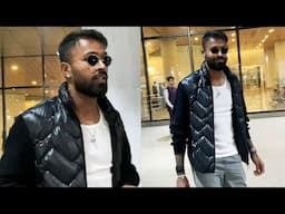 Hardik Pandya Was Spotted At The Mumbai Airport, Looking Effortlessly Cool In A Casual Outfit