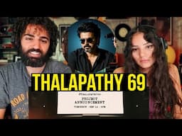 🇮🇳 Reacting to The Love for Thalapathy ❤️ | Thalapathy 69 Announcement