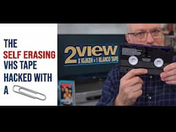 2View: The Self-Erasing VHS tape hacked with a paperclip