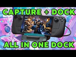 「Capture Steam Deck Gameplay USING This Dock! - AVerMedia X'TRA GO GC515 & VERSATI GO Microphone」