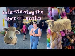 Interviewing All the Fiber Art Girlies at the NJ Sheep and Wool Festival