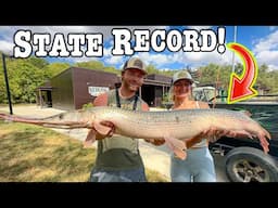 I caught a New Official State Record BACK TO BACK GIANTS LIVE HERE!!! (Insane day!!)