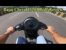 2024 Bajaj Chetak 3201 Electric Scooter Ride Review || Special Edition Black Colour ⚫️