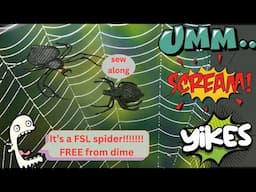 @dzgns  Eeeek!  It's a freestanding lace Spider! (its also free, if that helps)