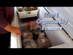 Easiest Way to Organize My Freezers  | Full Freezer Tour