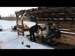 Winter Saw Milling in Northern Canada | Woodland Mills HM126