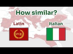 How similar are Italian and Latin?