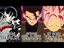 The Gohan Black Family in Dragon Ball Sparking Zero