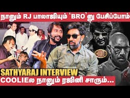 Vijayakanth ஹீரோ, நான் Director; அந்த படம் மிஸ் ஆகிடுச்சு! - Sathyaraj | RJ Balaji | Coolie | Rajini