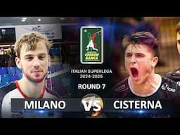 Milano vs Cisterna | Italian Volleyball SuperLega 2024/2025