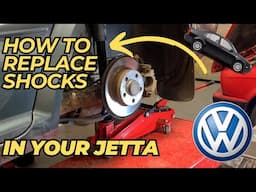 How To Replace Rear Shocks MK4 VW Jetta or Golf