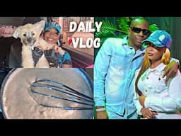 DAILY VLOG- Denim Birthday Party + Jamaican Peanut Porridge + Puppy’s Grooming