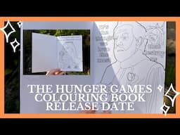 The Hunger Games colouring book ✨ Preorder&release date🫶🏻