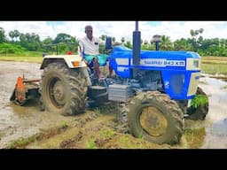 Swaraj 843 XM 4wd tractor puddling performance | Agriculture INDIA