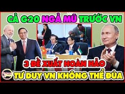 Cả Hội Trường G20 Chết Lặng Khi Nghe Thủ Tướng Phạm Minh Chính DẠY Cách Xóa Đói Giảm Nghèo Toàn Cầu