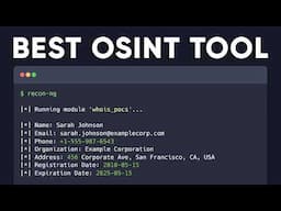 This is The Best OSINT Tool I've Ever Used!