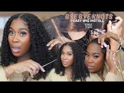 🔥The Best Natural Wig! Kinky Curly With 4c Edges Glueless Wig | Pre Cut | BeautyForever Hair