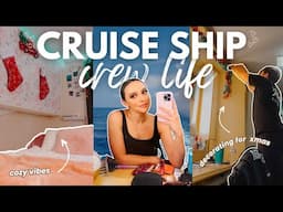 Life As A Cruise Ship Performer | Chatty Vlog, Getting Sick Onboard, Decorating for Christmas!