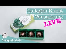 Live-Aufzeichnung: Rocher Verpackung Collagen Kunst zum Stampin' Up!® Minikatalog Januar - Juni 2022