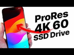 iPhone 15 Pro – How to record ProRes 4K 60 to external SSD