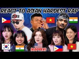 American Rapper & Asians React to Asia's Hardest Rap!!(Vietnam, India, Philippines, Korea)