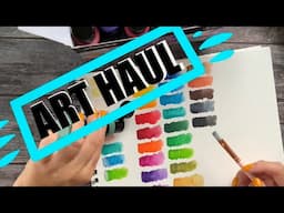 Art Haul - new papers, new watercolors and other new art supplies